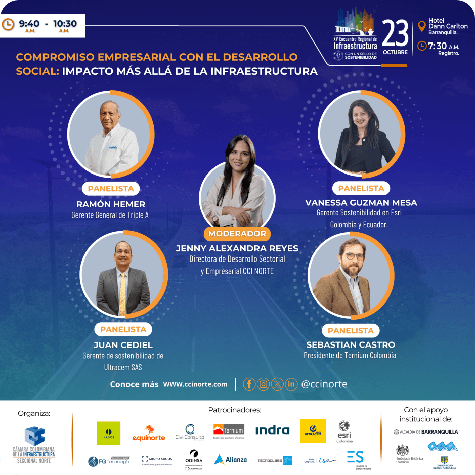 Segundo Panel - XV Evento de Infraestructura- sostenibilidad